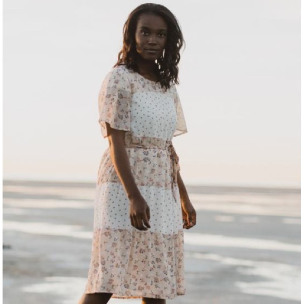 Piper & Scoot mixed pattern dress